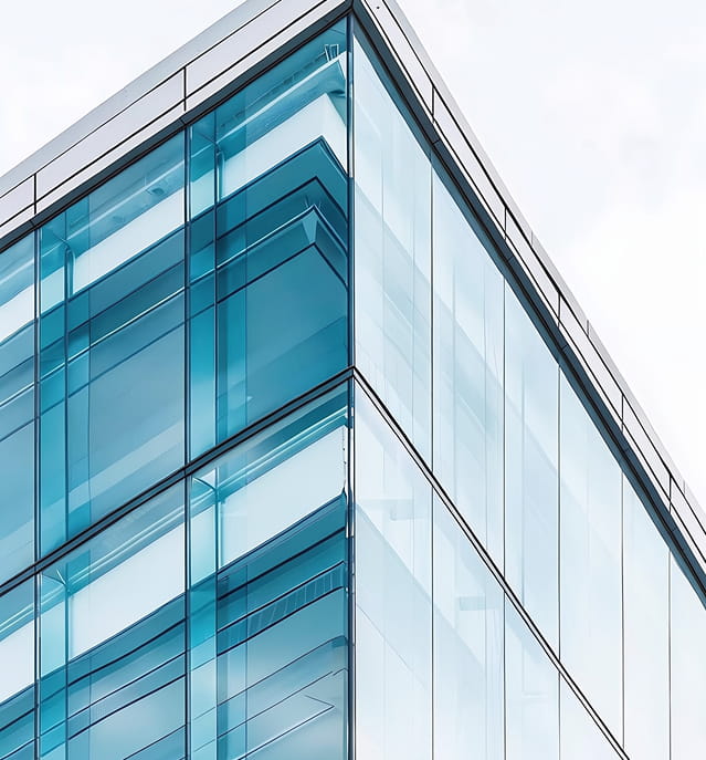 Glass building exterior